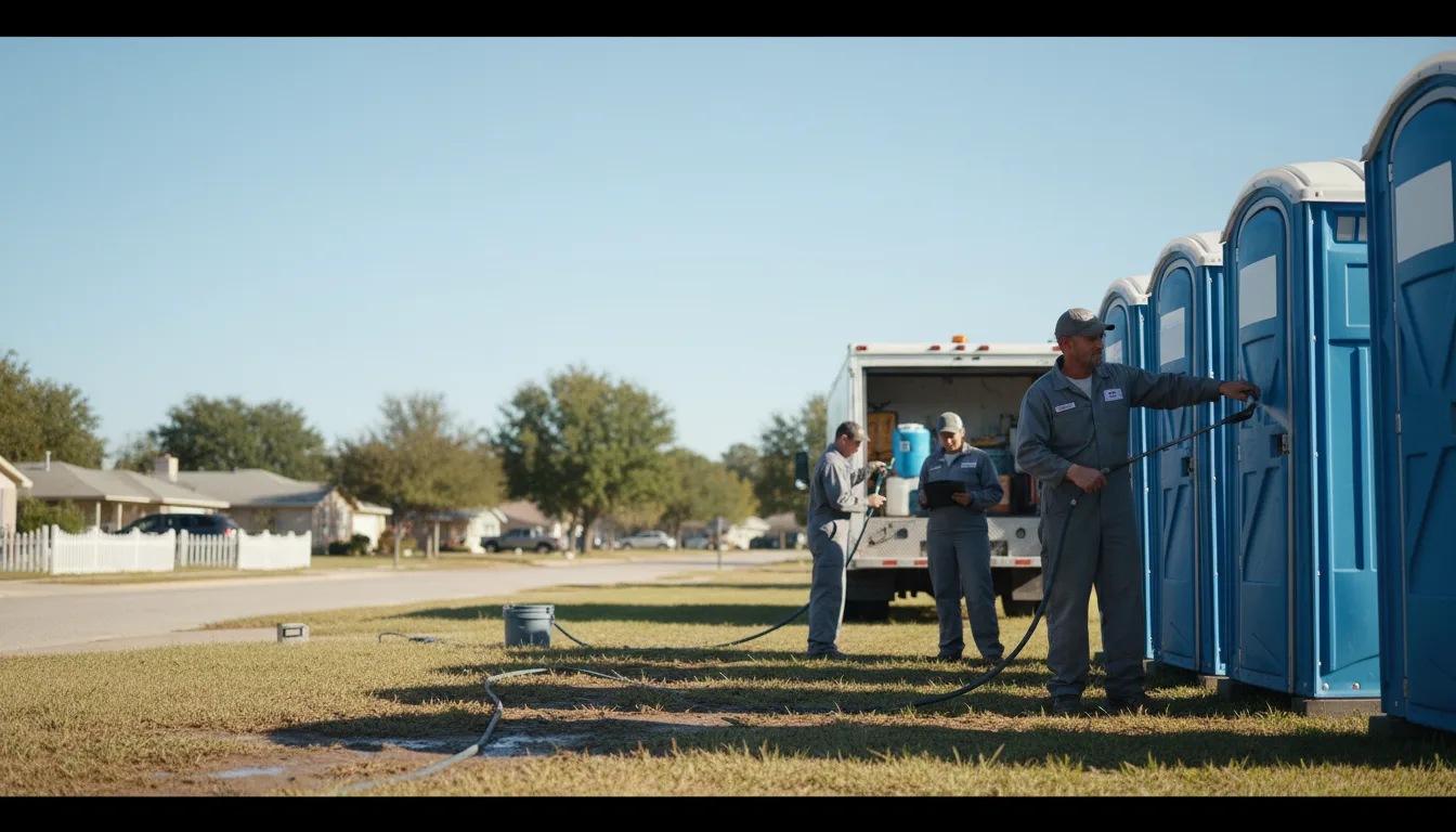 Long-Term Portable Toilet Rental in Dry Prong, LA near me